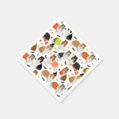 Halloween Rough Collie Napkins Serviette (Ecke)