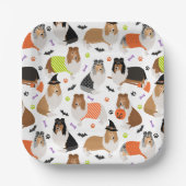 Halloween Rough Collie Paper Teller (Vorderseite)