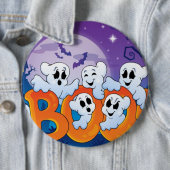 Halloween Round Button/Niedlich Ghost Button (Beispiel)