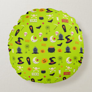 Halloween Round Pillow Rundes Kissen