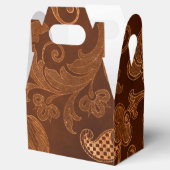 Halloween Royal Floral Damask Muster Geschenkschachtel (Geöffnet)