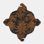 Halloween Royal Floral Damask Muster Geschenkschachtel (Ungefaltet)