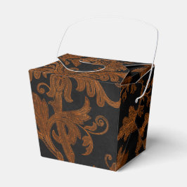 Halloween Royal Floral Damask Muster Geschenkschachtel