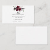 Halloween-RSVP-Karte Begleitkarte (Vorne/Hinten)