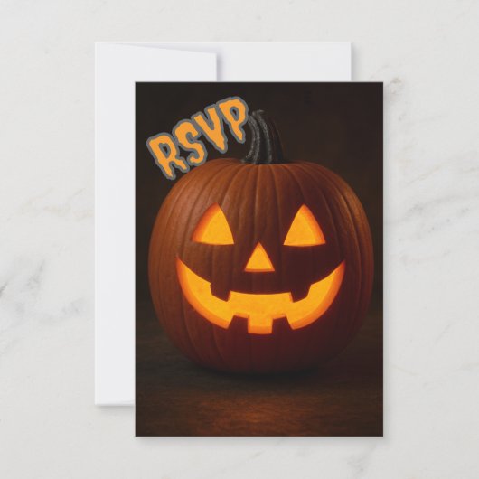 Halloween RSVP-Karte RSVP Karte (Vorderseite)