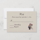 Halloween-RSVP RSVP Karte (Vorderseite)