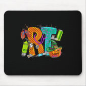 Halloween RT Respiratorentherapeut spooky RT Kürbi Mousepad (Vorne)