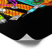 Halloween RT Respiratorentherapeut spooky RT Kürbi Poster (Ecke)