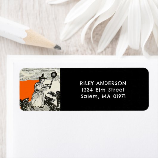 Halloween-Rücksendeadresse (Insitu)