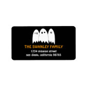 Halloween-Rücksendeadresse Adressaufkleber (Vorne)