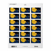 Halloween-Rücksendeadresse Adressaufkleber (Vorne)