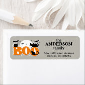 Halloween-Rücksendeadresse für Bootskatzen und Fle (Insitu)