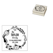Halloween-Rücksendeadresse Gummistempel (Stempel)