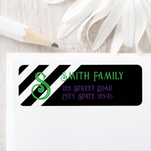 Halloween-Rücksendeadressen-Aufkleber (Insitu)