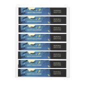 Halloween-Rücksendeadressen-Aufkleber (Bogen)