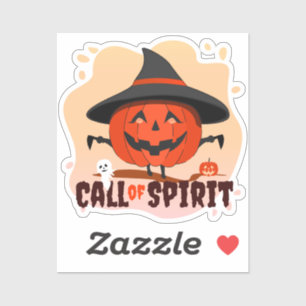 Halloween-Ruf Aufkleber