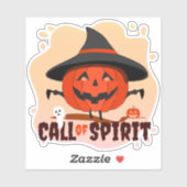 Halloween-Ruf Aufkleber (Blatt)