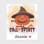 Halloween-Ruf Aufkleber (Blatt)
