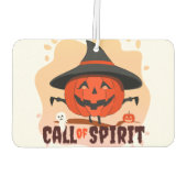 Halloween-Ruf Autolufterfrischer (Rückseite)