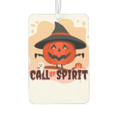 Halloween-Ruf Autolufterfrischer (Rückseite)