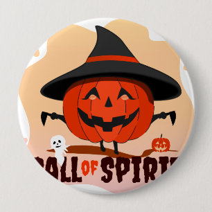 Halloween-Ruf Button