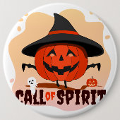 Halloween-Ruf Button (Vorderseite)