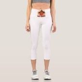 Halloween-Ruf Capri Leggings (Vorderseite)