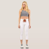Halloween-Ruf Capri Leggings (Vorderseite)