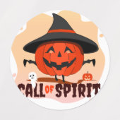 Halloween-Ruf Etiketten (Design 1)