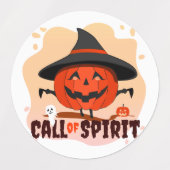 Halloween-Ruf Etiketten (Design 1)