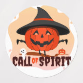 Halloween-Ruf Etiketten (Design 2)