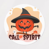 Halloween-Ruf Etiketten (Design 2)