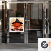 Halloween-Ruf Fensteraufkleber (Büro Tür)