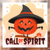 Halloween-Ruf Fensteraufkleber (Blatt 2)