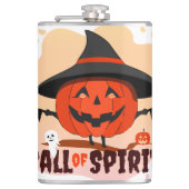 Halloween-Ruf Flachmann (Vorderseite)