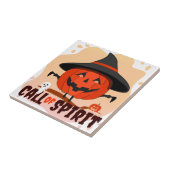 Halloween-Ruf Fliese (Seite)