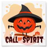 Halloween-Ruf Fotodruck (Vorne)