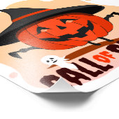 Halloween-Ruf Fotodruck (Ecke)