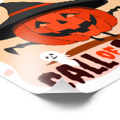 Halloween-Ruf Fotodruck (Ecke)