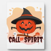 Halloween-Ruf Fotoplatte (Vorderseite)
