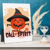 Halloween-Ruf Fotoplatte (Seite)