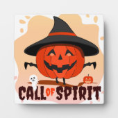 Halloween-Ruf Fotoplatte (Vorderseite)