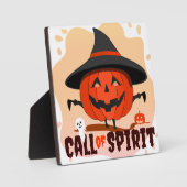 Halloween-Ruf Fotoplatte (Vorderseite)