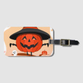 Halloween-Ruf Gepäckanhänger (Vorderseite (Horizontal))