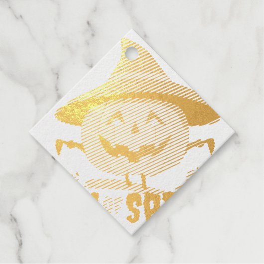 Halloween-Ruf Geschenkanhänger (Vorderseite)