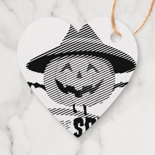 Halloween-Ruf Geschenkanhänger (Rückseite)