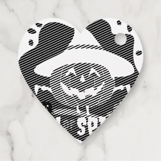 Halloween-Ruf Geschenkanhänger (Rückseite)