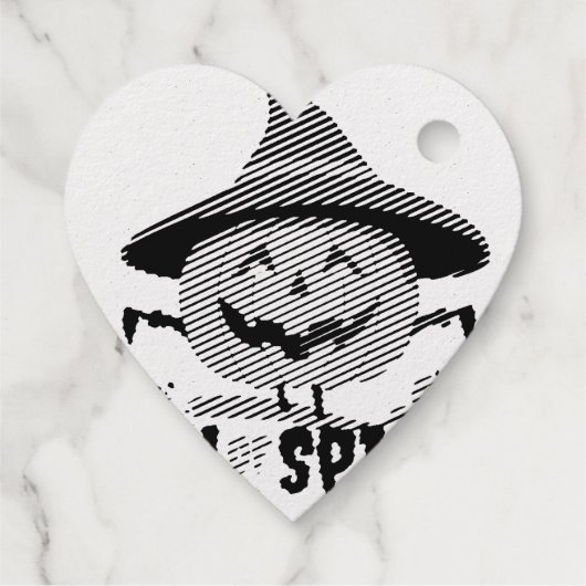 Halloween-Ruf Geschenkanhänger (Rückseite)