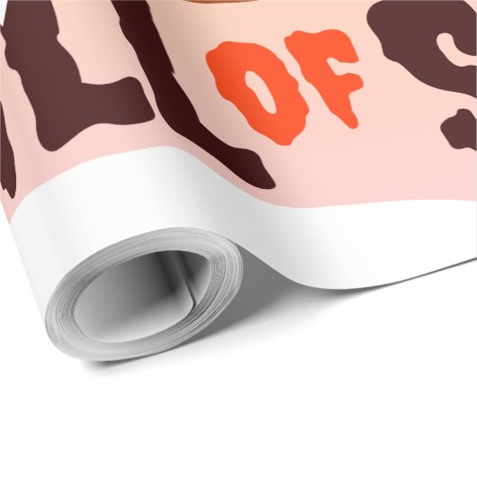 Halloween-Ruf Geschenkpapier (Rolleneckpunkt)