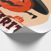 Halloween-Ruf Geschenkpapier (Ecke)